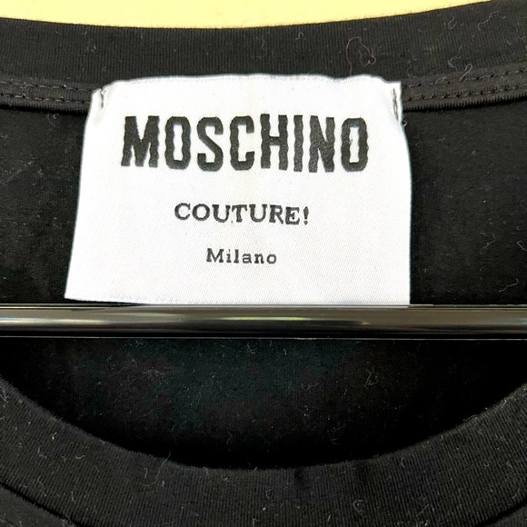MOSCHINO Couture Bear Large T-Shirt Sequence - Picture 4 of 4